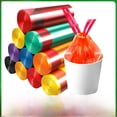 thumbnail image 1 of Bolsa de basura con cordón, gruesa, portátil, automática, con puntos grandes, para el hogar, con cuerda, bolsa de plástico extragrande y gruesa, 1 of 4