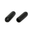 thumbnail image 2 of 3mm Inner Dia Rubber Hose End Cap Screw Thread Protector Cover Black 100pcs, 2 of 4