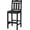 Black, variant on NALONE Outdoor Bar Stool, HDPE Tall Adirondack Style Bar Chair, Weather Resistant Bar Height Chair for Balcony, Garden, Yard and Backyard(Aruba, 2 Sets)