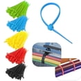 thumbnail image 4 of 100 Piezas Herramientas Autoblocante Postal Cable de Alambre Cables Nylon Plástico 4x150mm shamjiam Cables de nylon, 4 of 7