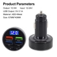 thumbnail image 1 of Bgsha Super Fast 33W PD QC3.0 Type-C Car Charger Universal Socket Adapter 6 Charger, 1 of 10
