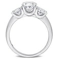 thumbnail image 5 of Created Forever Women's 3ct TW Lab Grown Diamond 14k White Gold 3-Stone Wedding Ring, 5 of 9