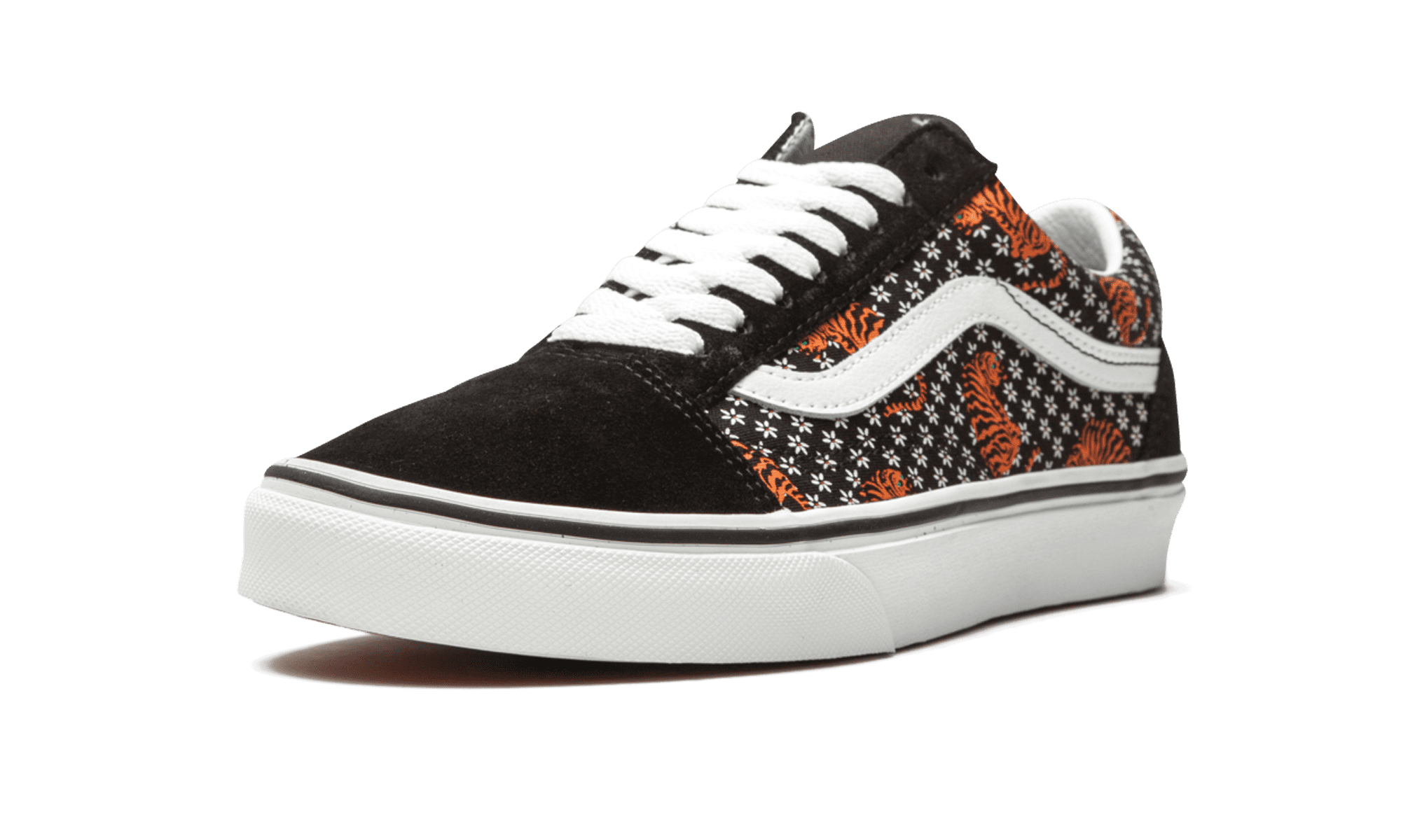 tiger floral old skool vans