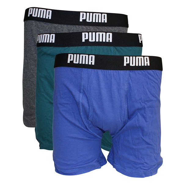 PUMA PUMA Men's 3 Pack Cotton Boxer Briefs