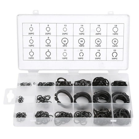 

Hgehaz Drill Bit Set Ring Ring Retaining Circlip 300 External Sizes Assortment Snap Kit Pieces 18 Set Tools & Home Improvement