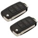 thumbnail image 1 of 2 fundas de repuesto para control remoto sin llave de 2 botones, fundas para llave de control remoto de vehículo plegables para, 1 of 5