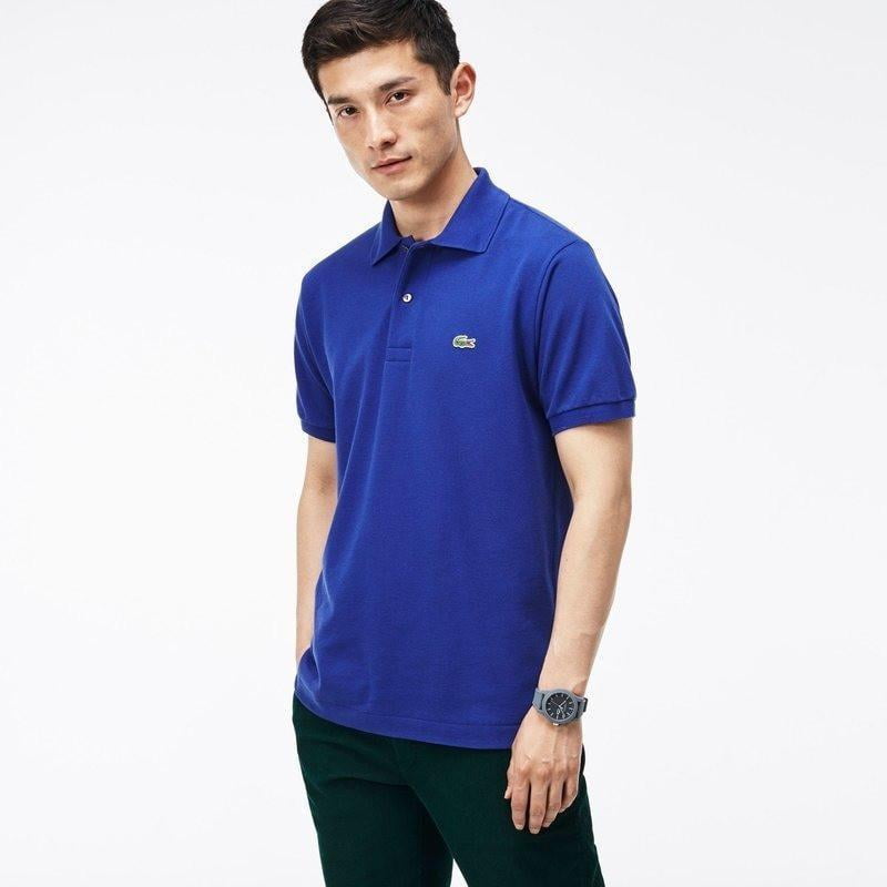 LACOSTE MENS L1212 CLASSIC FIT POLO SHIRT IN PIQUE FR 3/4 S/M rrp:£80