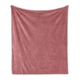 thumbnail image 1 of Abstract Soft Flannel Fleece Throw Blanket, Geometric Retro Design Round Motifs Basic Monochrome Details, Cozy Plush for Indoor and Outdoor Use, 50" x 70", Pale Ruby Blush, by Ambesonne, 1 of 5