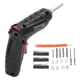 thumbnail image 4 of Destornillador eléctrico inalámbrico, destornillador eléctrico, minidestornillador recargable con batería de litio USB plegable, juego de 3,6 V(Negro), 4 of 14