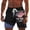 Black, variant on Soft Men's Patriotic Shorts Swim Trunks with Zipper Pockets Comfy Lightweight Independence Day American Flag High Waist Beach Shorts Black L