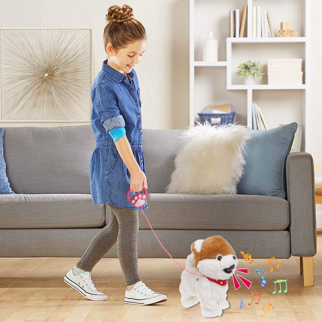 Yokua Kids Interactive Puppy Dog Toy Crawl Learning Barking Dog Toy Toddler Fun Gift