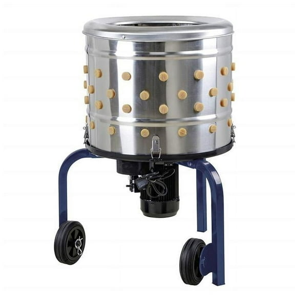 Kitchener Electric Chicken Plucker - Stainless Steel Poultry Processor 120V