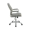 thumbnail image 5 of High Back Office Chair Taupe and Polished Aluminum, 5 of 6