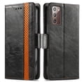 thumbnail image 3 of Case for Samsung Galaxy Note 20 5G Cover Leather Wallet Folio Case Book Design Flip Magnetic Closure - Black, 3 of 5
