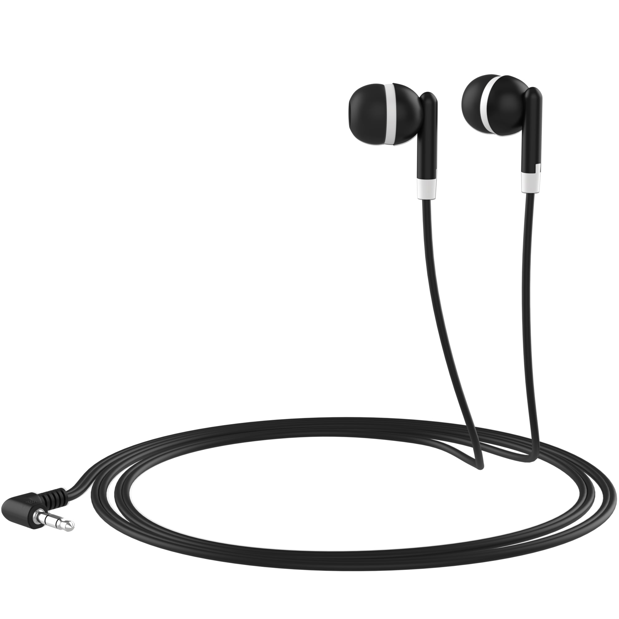 Wired Earbuds Bulk Headphones Stereo In-Ear Earbuds with 3.5mm Audio Plug Compatible with Phones/Laptops/Computers/Tablets/MP3 for Children/School/Airplane Travel - 30 Pack, Multi