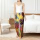 thumbnail image 4 of Balery Beautiful African Woman Pantalones de pijama para mujer, pijamas ultraligeros, pantalones de estar por casa-3X-Large, 4 of 6