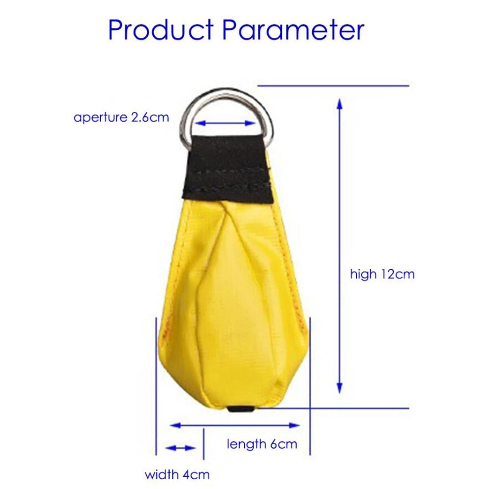 harayaa Multi-Purpose Throw Weight Bag Nylon Throwing Rope Sandbag Climbing Rope Bag for Blue