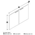 thumbnail image 2 of Bestar Pro-Linea 2 Portes en Écorce Grise, 2 of 2