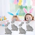 thumbnail image 1 of RKSTN Fabric Rabbit O Rnament 4Pcs Easter Bunny Cloth Easter Decorations Bunny Hanging Ornament Hanging Ornaments Bunny Decor Colors Style for Home Decoration, 1 of 5