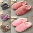 thumbnail image 6 of Brand Clearance! Super Soft Warm Slippers Cozy Fuzzy Slippers Soft Bottom Sleeper Slippers-Jacquard Cotton Slippers Suede Non-slip Indoor Slippers, 6 of 6