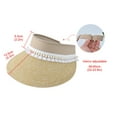 thumbnail image 3 of Herrnalise Women's Summer Sun Protection Fashion Outdoor Sunhat Peaked Cap, 3 of 4