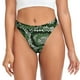 thumbnail image 1 of Balery Green Snakeskin Tangas de Algodón para Mujer con Estampado – Ropa Interior Sexy, Transpirable, G-string-Large, 1 of 1
