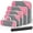 Pink, variant on Agiufgs Compression Packing Cubes 600D, Dual-Zipper Compression System with carry-on, for Travel Luggage Organization, Gray
