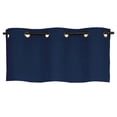 thumbnail image 2 of Winmate Insulated Cotton Grommet Valance 40" x 15" in Navy, 2 of 3