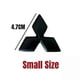 thumbnail image 2 of ABS Car Steering Wheel Emblem Sticker Accessories for Mitsubishi ASX EVO Lancer Montero Mirage Outlander Grandis Pajero, 2 of 5