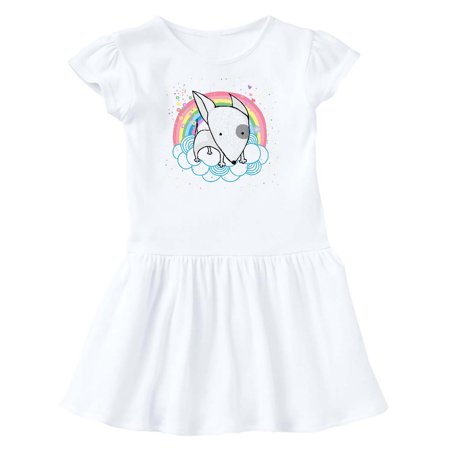 

Inktastic Bull Terrier Dog Gift Gift Toddler Girl Dress