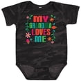 thumbnail image 3 of Inktastic My Grandma Loves Me Girls Girls Baby Bodysuit, 3 of 5