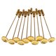 thumbnail image 2 of 10 Piezas de Broches vintage Alfileres de Cuello unisex de oro Sunnimix, 2 of 8