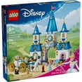 thumbnail image 4 of LEGO Disney Princess Cinderella's Castle & Horse Carriage Playset - Princess Castle Building Toy for Kids, Girls and Boys, Ages 6+ - with 2 Minidolls - Gift Idea for Birthdays - 43275, 4 of 9