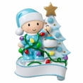 thumbnail image 4 of Descuentos Únicos, Lindo colgante de árbol de Navidad con forma de farol de muñeco de nieve, colgante decorativo con bendición de nombre Akmoler, 4 of 8