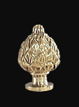 Solid Brass Finial Antique Brass Finish B/&P Lamp Mermaid Design