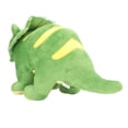 thumbnail image 3 of Triceratops peluche verde Triceratops peluche suave lindo seguro no tóxico ecológico dinosaurio juguetes de peluche para niños, 3 of 9