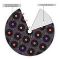 thumbnail image 2 of Yiaed Vinyl Records Musical Notes Print Christmas Tree Skirt , Tree SkirtsTree Mat for Christmas Winter Holiday Indoor Decorations-30", 2 of 7