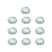 PATLOLLAV 10Pcs Easter Worry Stones Egg Rock Crystal Gemstone Polished Mineral Rock Egg Stones Pocket Palm Chakra Eggs Crystal for Anxiety Relief Meditation Reiki Balancing Easter Decor