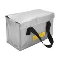thumbnail image 3 of Bolsa De Almacenamiento De Seguridad, Bolsa Ignífuga Multifuncional Portátil De Gran Tamaño Resistente Al Fuego Resistente Al Calor Para Varias Baterías De Aviones Amonsee No, 3 of 7