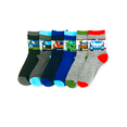 thumbnail image 3 of 6 Pairs Assorted Kids Socks Size Ages 2-3 Years Animal Print Boys 2T 3T Toddler, 3 of 5