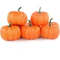 thumbnail image 4 of YOYTOO 12Pcs Pumpkin Decoration Set Artificial Mini Pumpkins Decor for Fall Harvest Thanksgiving Halloween Party, 4 of 9