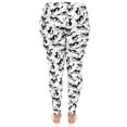thumbnail image 2 of White Mark Women's Plus Size Super Soft Cat Print Leggings, 2 of 4