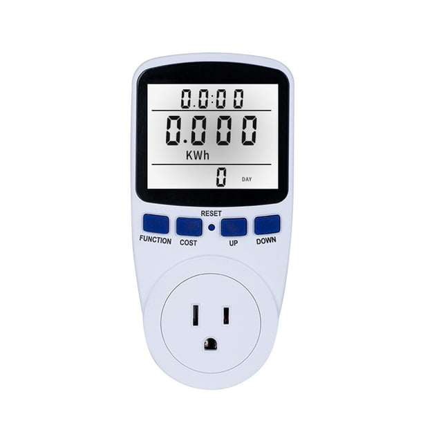 LCD Display Electricity Usage Power Meter Socket Energy Watt Volt Amps