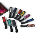 Disposable Hair Dye Comb Set, Temporary Hair Chalk Color Combs for Easy