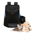 thumbnail image 4 of Pet Backpack Dog Cat Carrier with Double Zip Clear Window Side Pockets Pet Travel Shoulder, 4 of 8