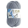 thumbnail image 5 of Milk Sweet Soft Cotton Baby Knitting Wool Yarn Thick Yarn Fiber Velvet Yarn Hand Knitting Wool Crochet Yarn for DIY Sweater No.13, 5 of 5