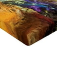 thumbnail image 2 of Ambesonne Colorful Fitted Sheet, Prometheus Cave View, Twin XL Size, Multicolor, 2 of 3