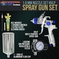 thumbnail image 2 of New 1.8mm HVLP Gravity Feed SPRAY GUN Air Regulator Auto Paint Primer Prime Car, 2 of 6