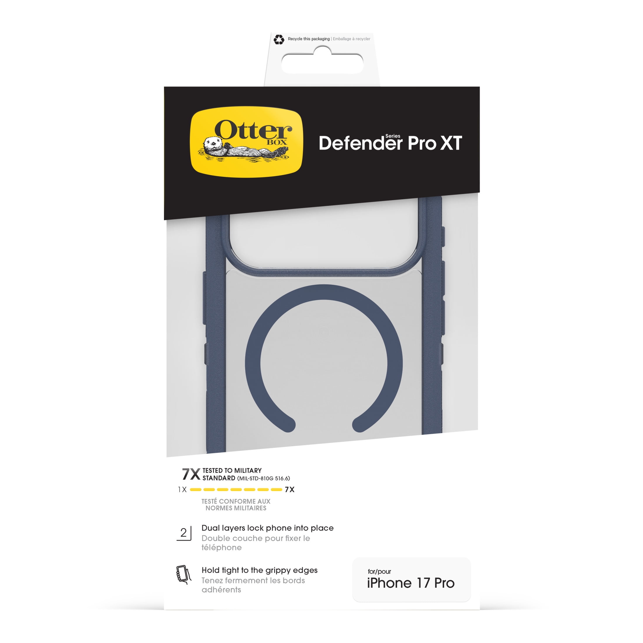 OtterBox Defender Series Pro XT Case with MagSafe and Camera Control for Apple iPhone 17 Pro - Blue