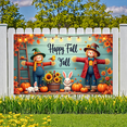 thumbnail image 6 of Decorative Design Happy Fall Y'all Banner Harvest Theme Autumn Decorations for Thanksgiving Celebration Outdoor Decor Festival Display, 6 of 9